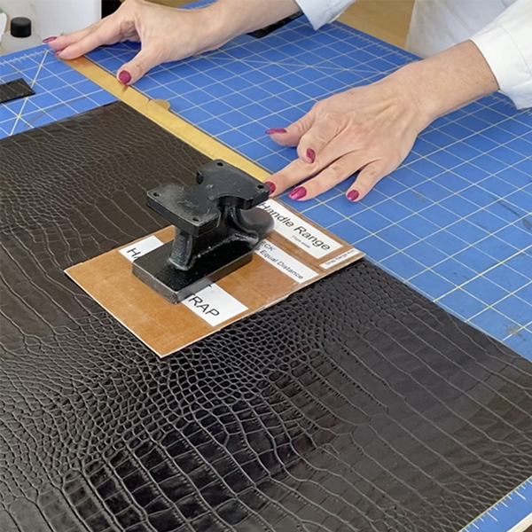 Behind the Scenes with California Artist Lisa Ramos Hand Making Leather Bags in her Clayton, California Studio.