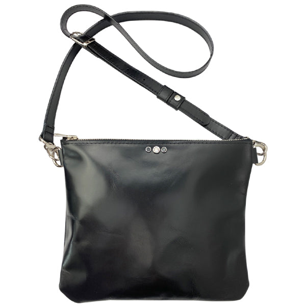 Italian Leather On The Go Crossbody Bag - #110