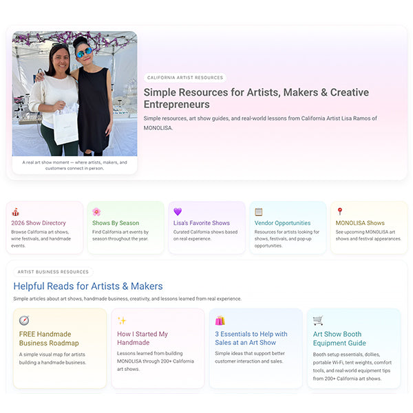 Why I Created Free Handmade Business Resources for Artists & Makers