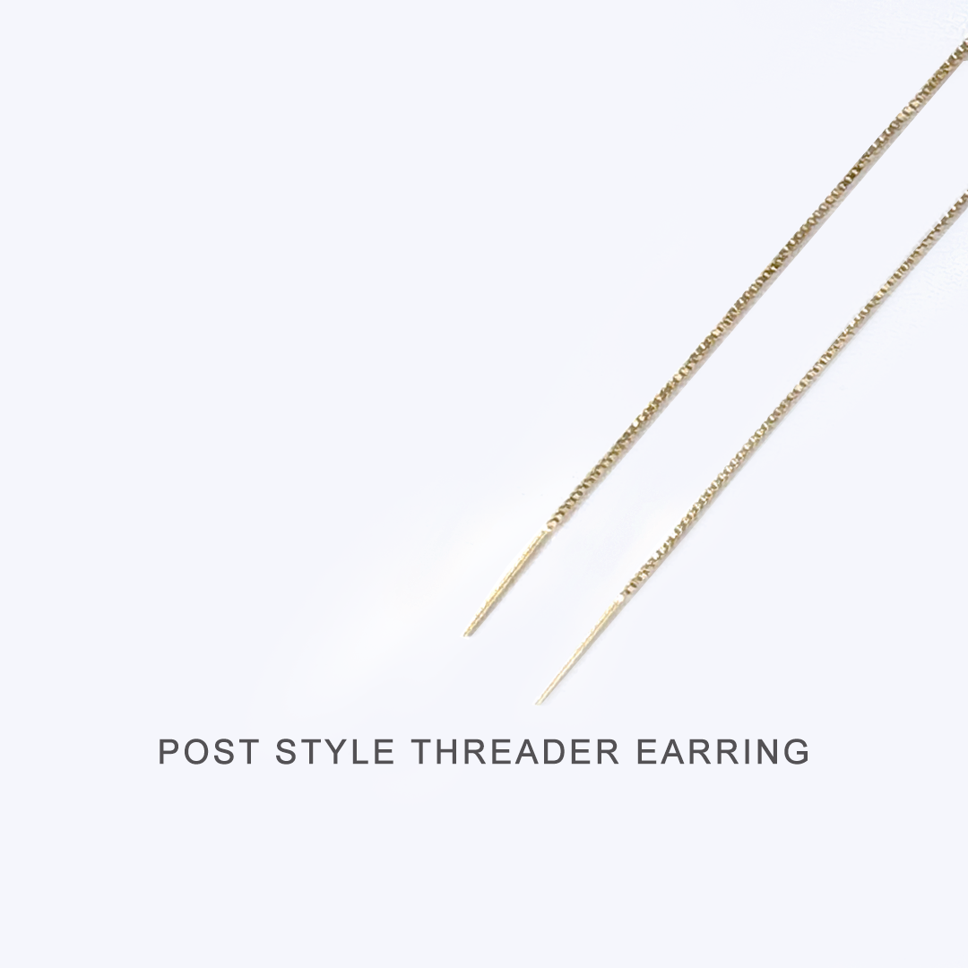 14 Gold Filled Post Back for Threader Style Earrings