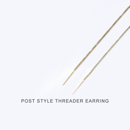 14 Gold Filled Post Back for Threader Style Earrings