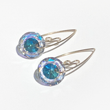 Versatile Crystal Eyes Earring Collection - Unique Blue