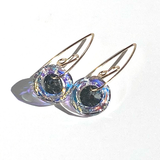 Versatile Crystal Eyes Earring Collection - Gray 