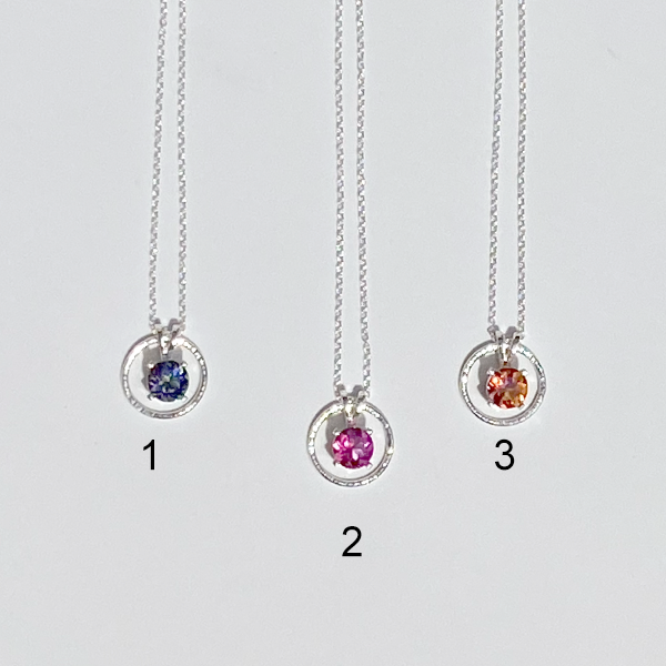 Argentium® Silver Topaz Pendant Necklace Collection