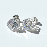 Versatile 7 Carat Simulated Diamond Studs