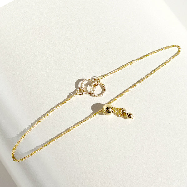 Adjustable 14 Karat All Gold Classic Bracelet