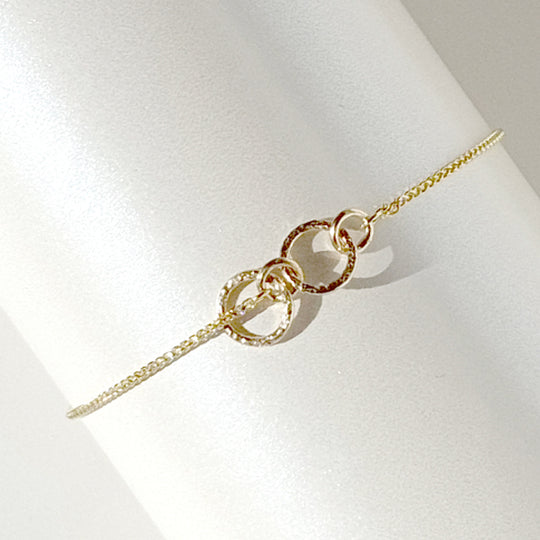 Adjustable 14 Karat All Gold Classic Bracelet