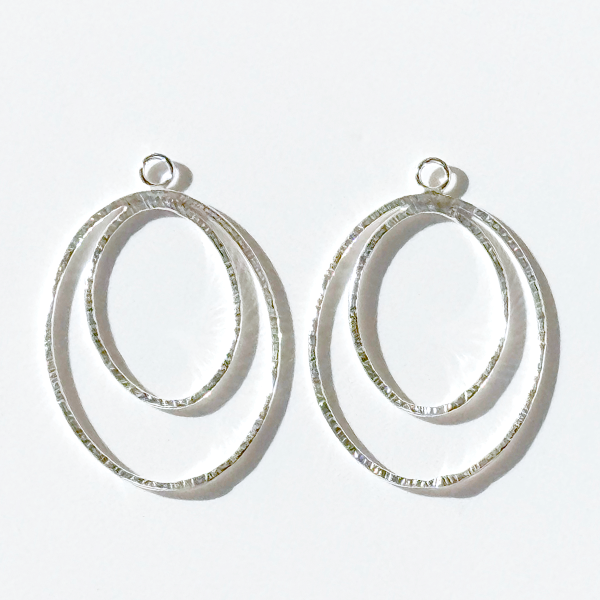 Argentium Silver Earring Jackets | Handmade by Artist Lisa Ramos | Made in California