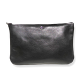 Italian Leather Pouch with lavender crystal