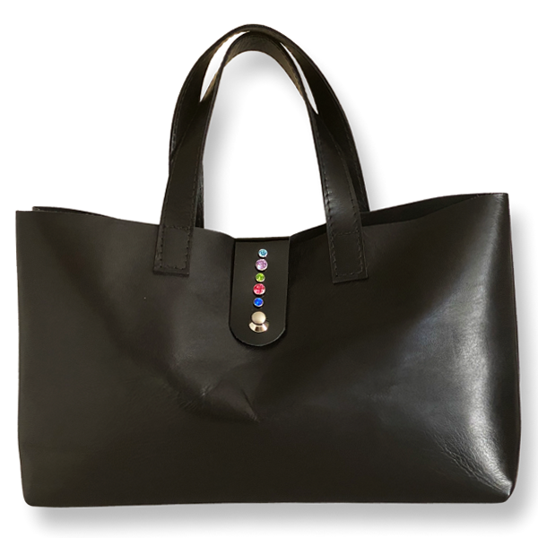 Large Italian Lightweight Leather Tote Bag 72
