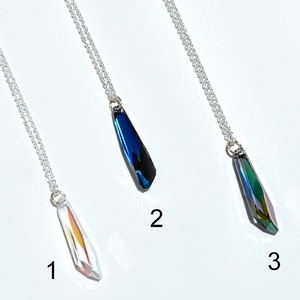 14 Karat Gold Ice Glacier Crystal Pendant Necklace Collection | MONOLISA Jewelry By Artist Lisa Ramos