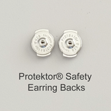 Sterling Silver Protektor® Safety Earring Backs