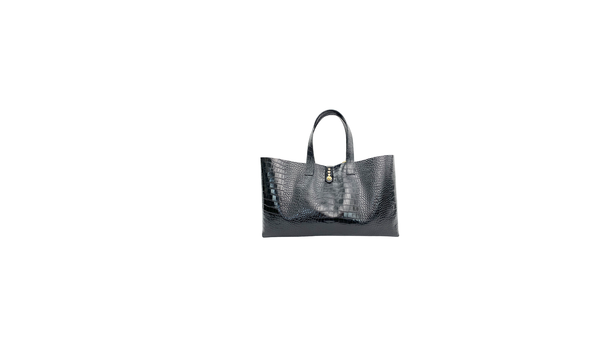 Large Italian Leather Tote Bag with Crystals | Handmade in California by Artist Lisa Ramos | MONOLISA Handbag Collection