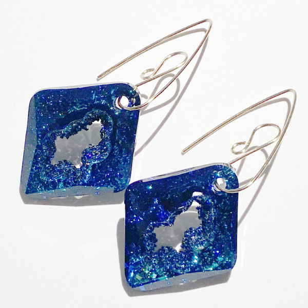 14 Karat Gold Ultra Bold Elegance Crystal Earrings - Cari Style | Jewelry Made in California