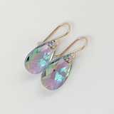 Classic Pear Crystal Earrings - (18 + colors)
