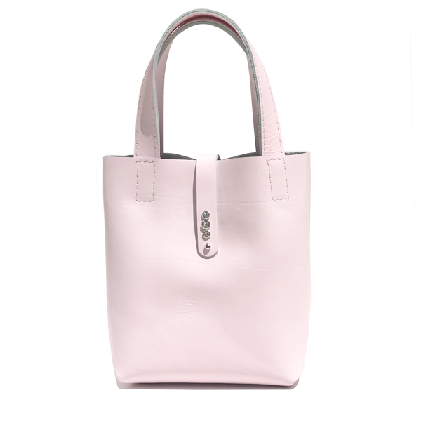 Bags Made in California - Small Pink Leather Tote 74 – 3 Swarovski