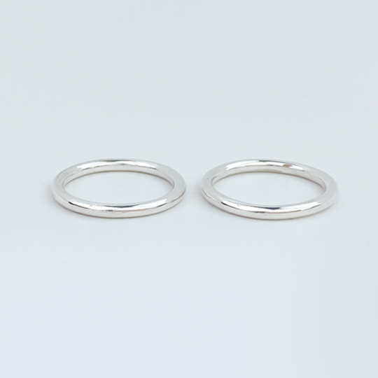 Argentium Silver Ring Bands