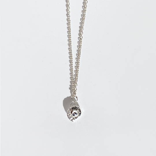 Argentium® Silver Minimalist Pendant Collection - Caviar Seashell