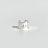 Argentium Silver Caviar Design Ear Cuff Collection  -Modern Caviar - Classic Textured