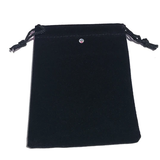 Black Velvet Jewelry Bag 
