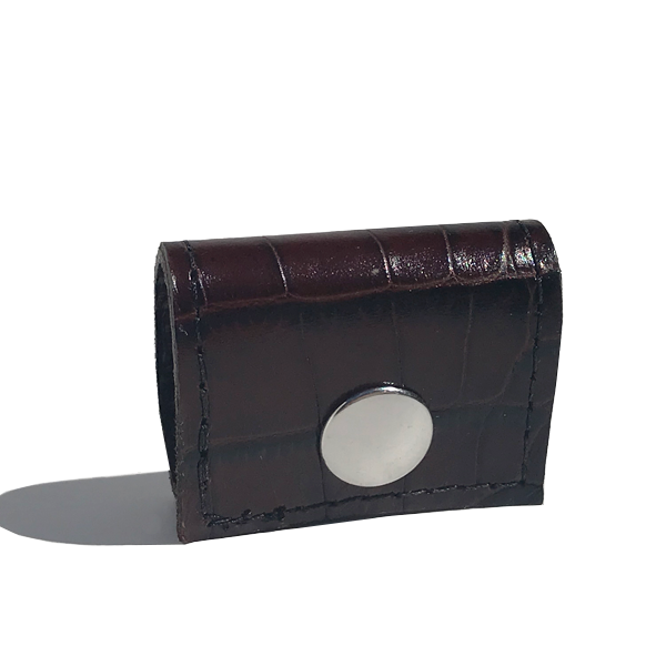 Strap Holder for Brown Croc Italian Leather Tote Bag 28 – Fringe Design