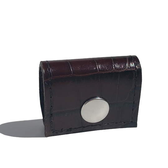 Strap Holder for Brown Croc Italian Leather Tote Bag 28 – Fringe Design