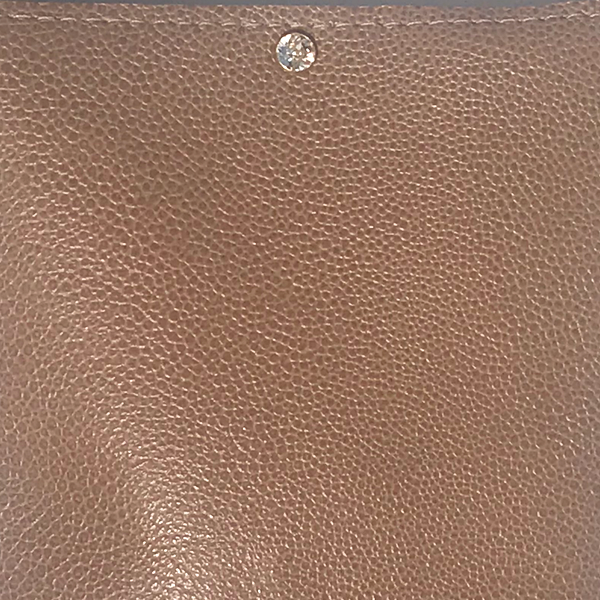 Tan Pebble Leather Tall Strap Bag 25