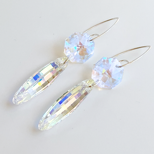 Sterling Regal Chandelier Drops - Ultra Fancy Crystals