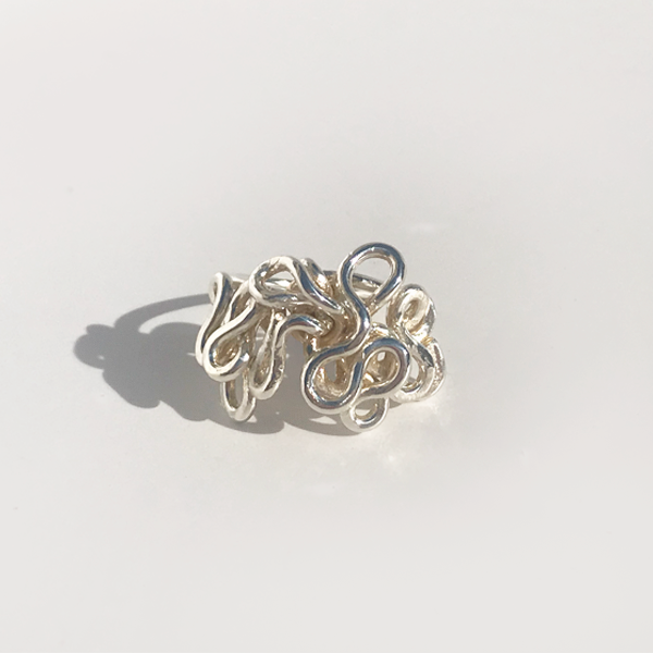 Sterling Silver Hand Sculpted Goddess Ring Collection - Elegant Goddess