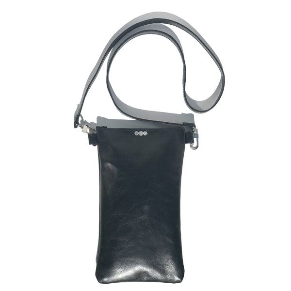 Extra Tall Italian Leather Tall Strap Bag 30 – 3 Crystals