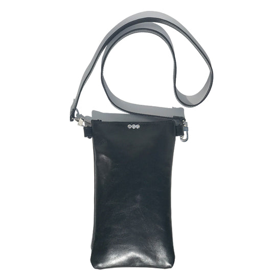 Extra Tall Italian Leather Tall Strap Bag 30 – 3 Crystals