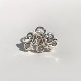 Sterling Silver Hand Sculpted Goddess Ring Collection -  Goddess Rose