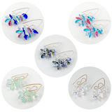 Collection of Mini Iridescent Earrings