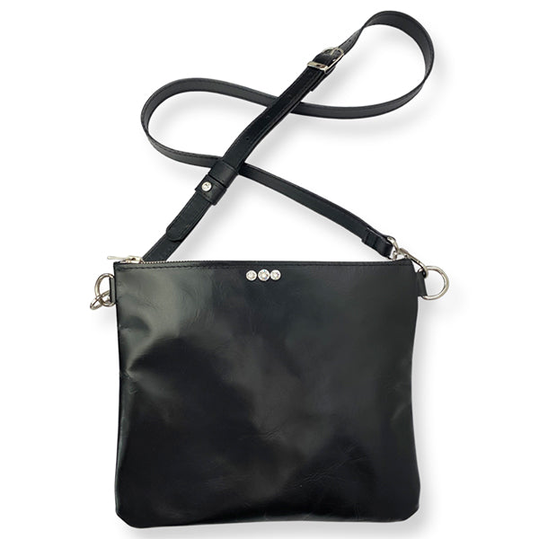 Italian Leather On The Go Crossbody Bag - #106