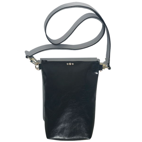 Tall Italian Leather Tall Strap Bag 42 – Three Crystals