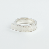 Ultra Modern Traditional Sterling Ring Band Collection - Textured