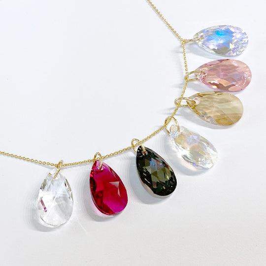 14 Karat Gold Classic Crystal Pendant Collection