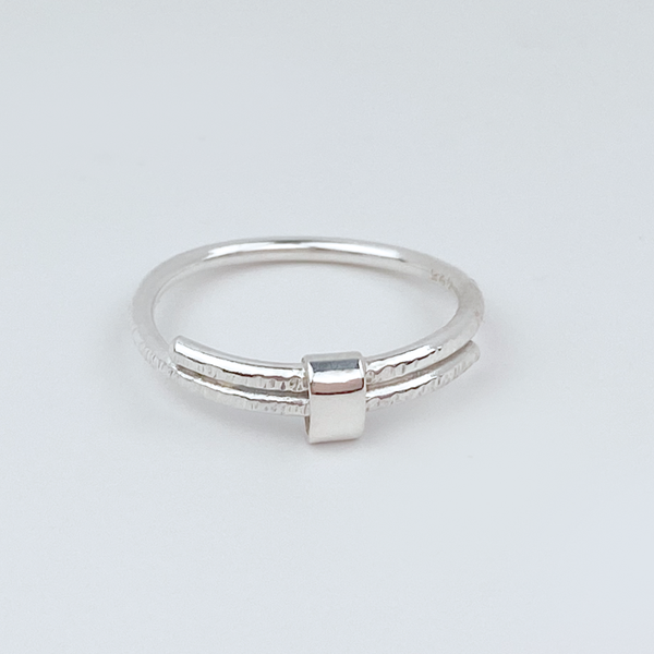 Argentium Silver Rings - Dainty Elegance Size 7