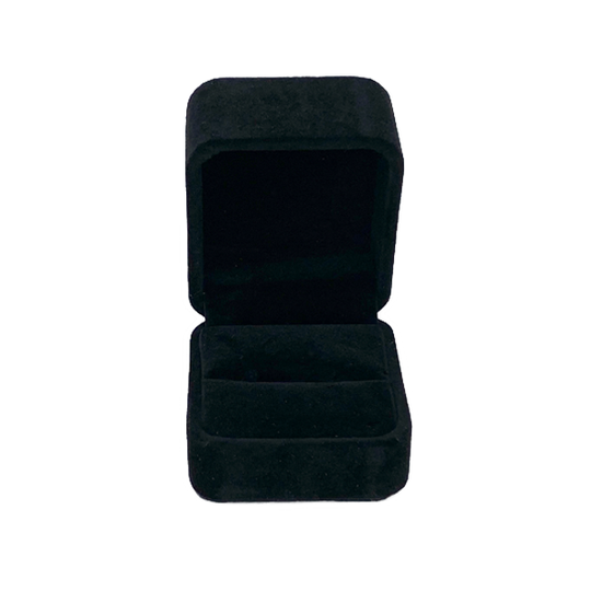 Black Velvet Ring Box 