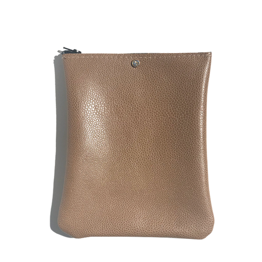 Tan Leather Pouch Accessory