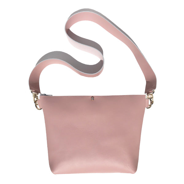 Pink Leather Strap Bag 5 – Featuring Matching Keychain
