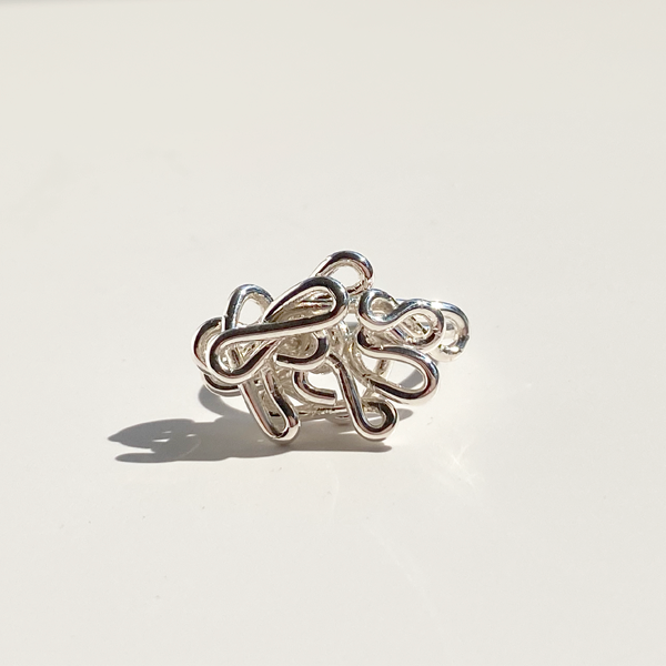 Sterling Silver Hand Sculpted Goddess Ring Collection - Regal Goddess 