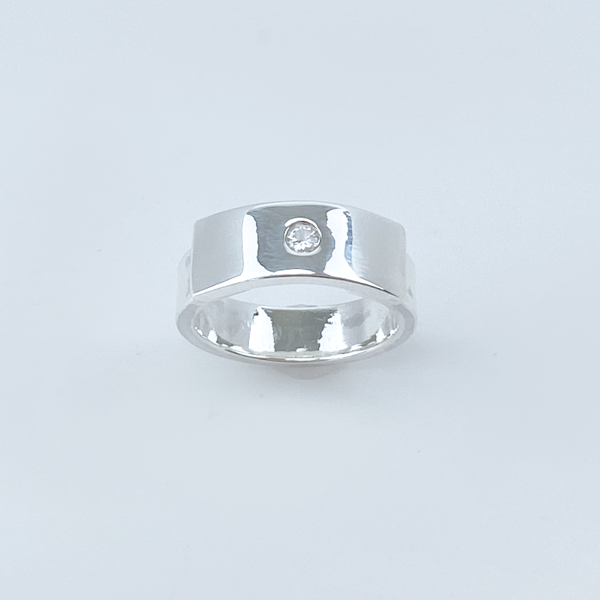 Sterling Silver Sapphire Ring - Sophisticated