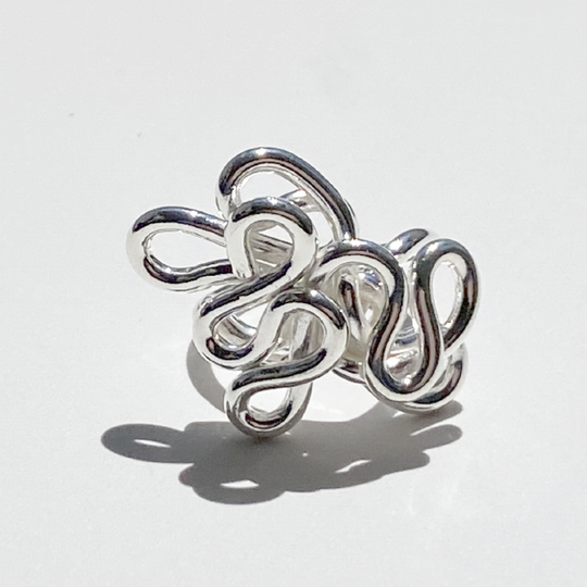 Argentium® Silver Hand Sculpted Goddess Ring Collection - Goddess Size 7