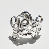 Argentium® Silver Hand Sculpted Goddess Ring Collection - Goddess Size 9.25