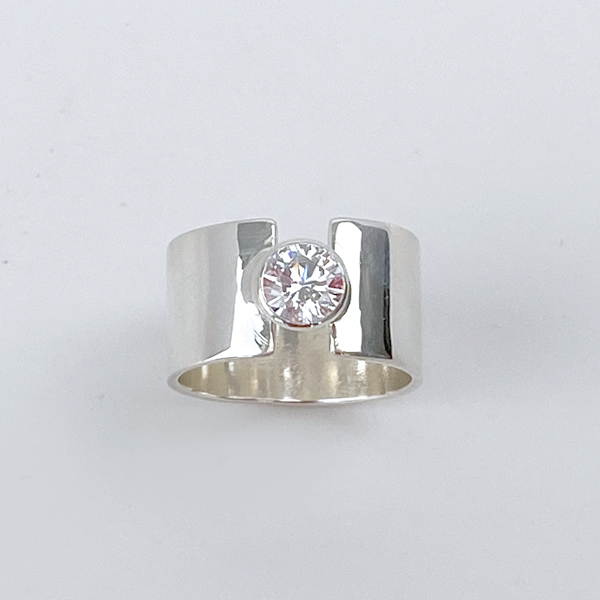 Sterling Silver Gemstone Ring - Classic