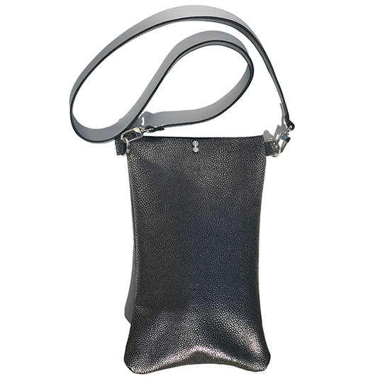 Extra Tall Leather Stingray Strap Bag 29 – Two Crystals