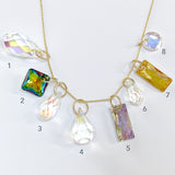 14 Karat Gold Dainty Crystal Pendant Collection