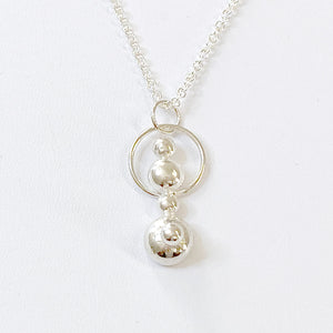 Agentium® Silver Necklace with Pendant - Large Caviar Dreams