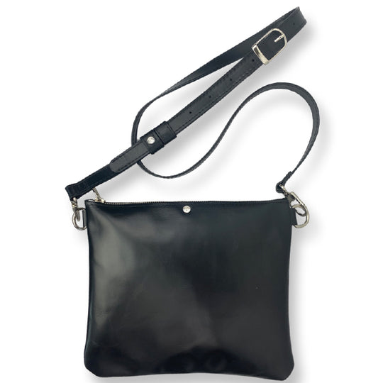 Italian Leather On The Go Crossbody Bag - #113